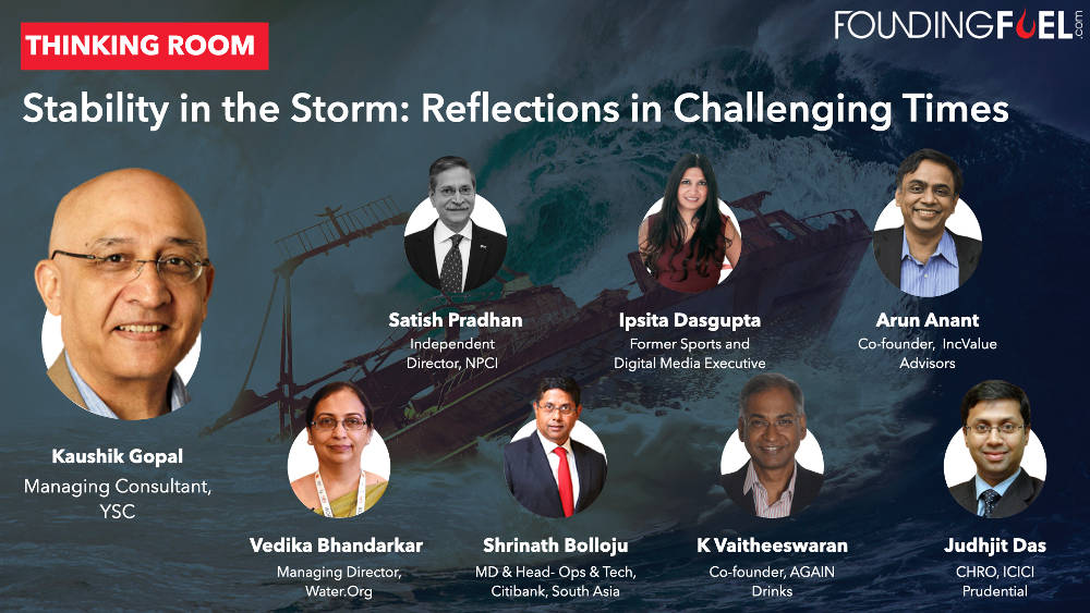 Stability in the storm: Reflections in challenging times