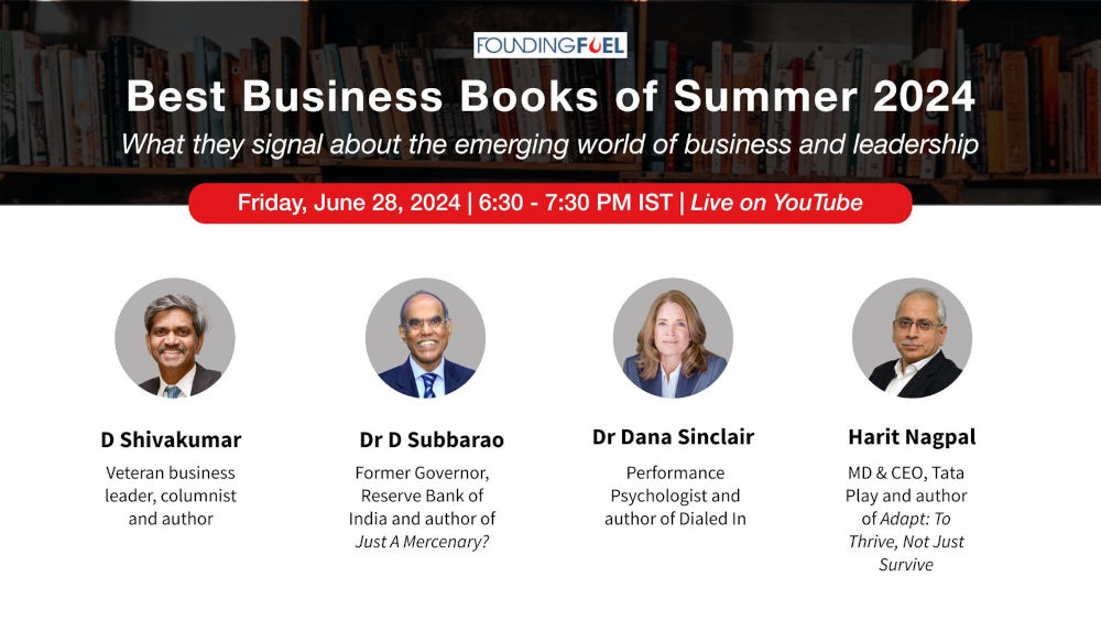 23 Takeaways from Founding Fuel Live: The Best Business Books of Summer 2024