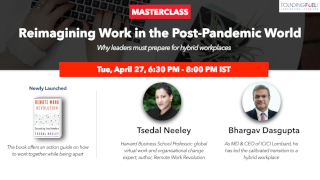 Masterclass: Reimagining work in the post pandemic world